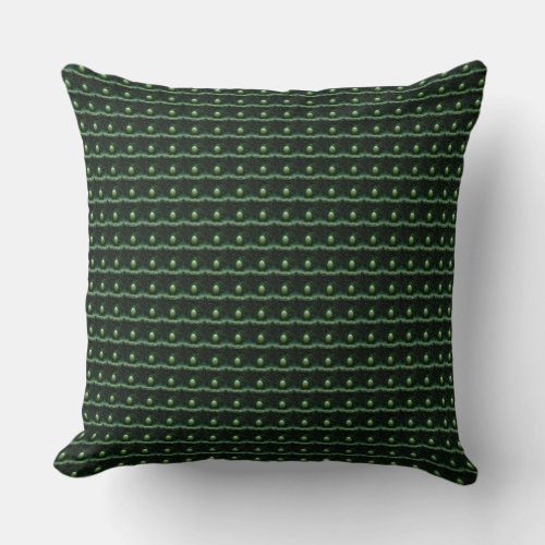 Trendy and Green _ Contemporary Modern Colored Throw Pillow