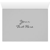 Trendy and Modern Boot Art Cards (Inside Horizontal (Bottom))