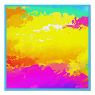 Trendy and Timeless Clouds Patterns Art Poster