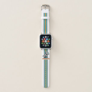 Trendy Animated Robot Dinosaur Illustration Apple Watch Band