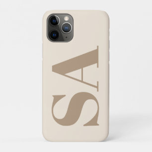 trendy Antique White with Monogram Case-Mate iPhone 11 Pro Case