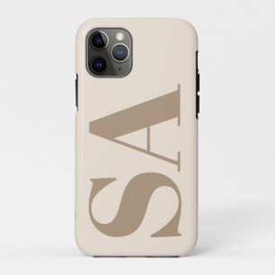 trendy Antique White with Monogram Case-Mate iPhone 11 Pro Case