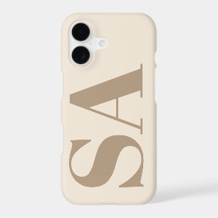 trendy Antique White with Monogram Case-Mate iPhone 17 Case