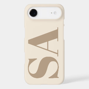 trendy Antique White with Monogram Case-Mate iPhone 17 Air Case