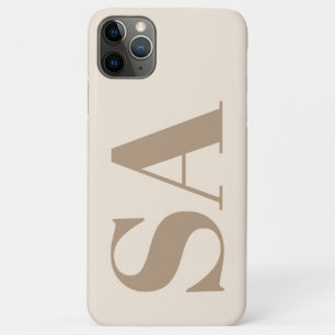 trendy Antique White with Monogram Case-Mate iPhone 11 Pro Max Case