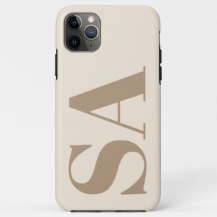 trendy Antique White with Monogram Case-Mate iPhone 11 Pro Max Case