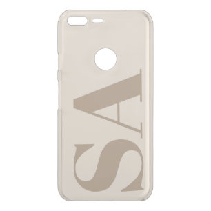 trendy Antique White with Monogram Case-Mate Uncommon Google Pixel XL Case