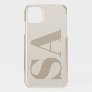 trendy Antique White with Monogram Case-Mate iPhone 11 Case