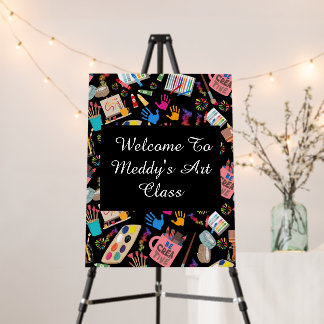 Trendy Art Supplies pattern for Artists Foam Board