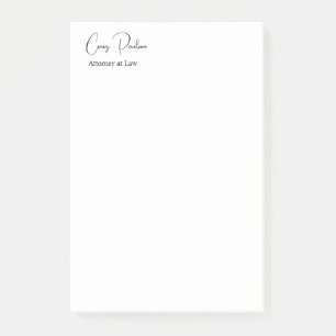 Trendy Attorney at Law Unique Special Post-it Notes