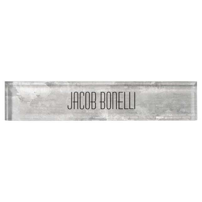 Trendy Attractive Wall Design Modern Desk Name Plate (Front)