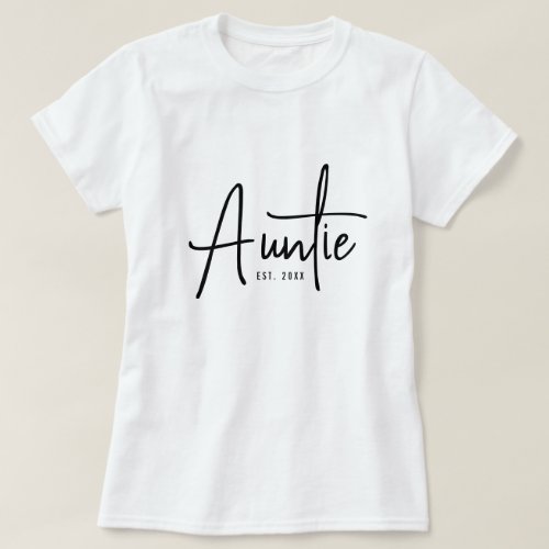 Trendy auntie t shirt gift for your favorite aunt