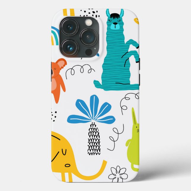 Trendy Australia Blue Orange Green Yellow Tough  Case-Mate iPhone Case (Back)