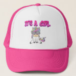 Trendy Awesome White Unicorn Party Pink  Trucker H Trucker Hat
