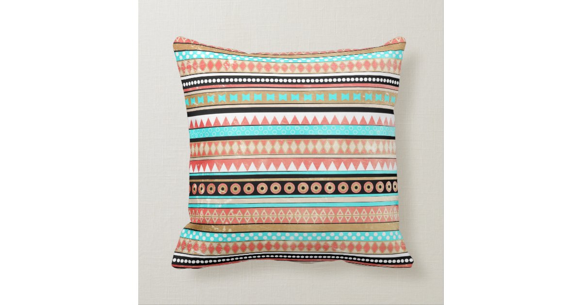 Trendy Aztec Throw Pillow Zazzle