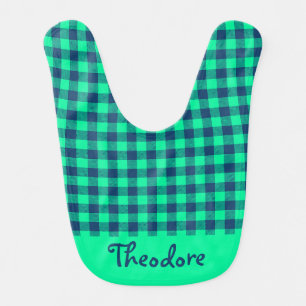 Trendy Baby Clothes Monogrammed Custom Name Bib