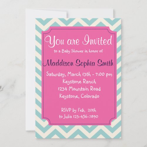 Trendy Baby Shower Invitations