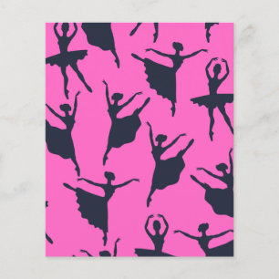 Trendy Ballerina Scrapbook Paper