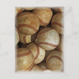 Trendy Baseball Artwork Postcard