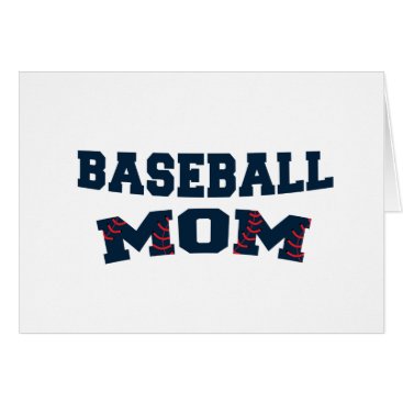 Trendy baseball mom