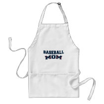 Trendy baseball mom adult apron