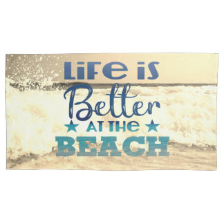 Trendy Beach Theme Pillow Case
