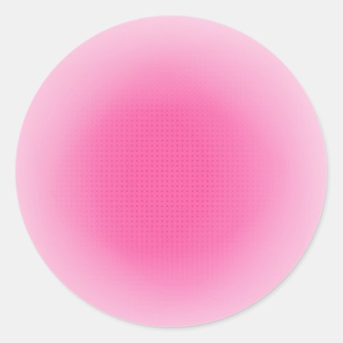 Trendy Beautiful Pink Color Elegant Blank Template Classic Round Sticker
