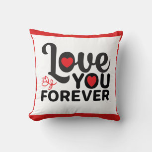Trendy Beautiful Valentine's day Red pillow