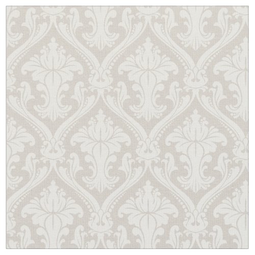 Custom Fabric 6 Trendy Beige Baroque Damask Pattern Fabric