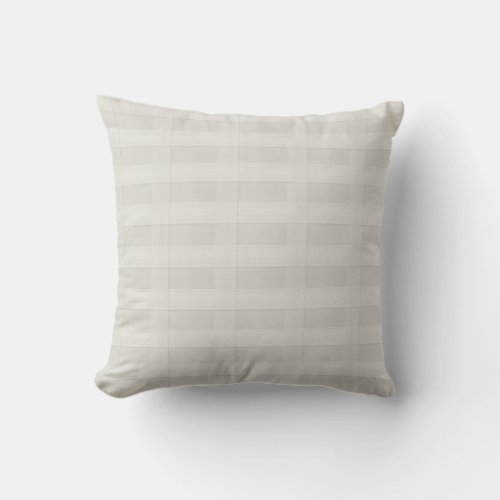 Trendy Beige Brown Pattern Modern Template Elegant Throw Pillow