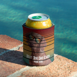 TRENDY BEST DOG DAD EVER FATHERS DAY GIFT CAN COOLER