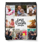 Trendy Best Friends Forever Photo Collage Drawstring Bag Trendy Best Friends Forever Photo Collage Drawstring Bag