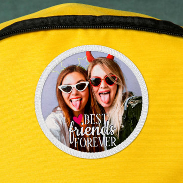 Trendy best friends forever photo patch