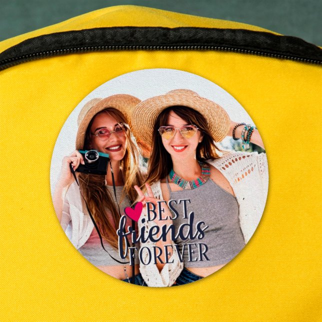 Trendy best friends forever with picture patch