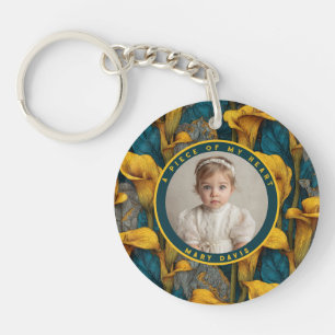 Trendy Best Gifts For Men Custom Calla Lilies Keychain