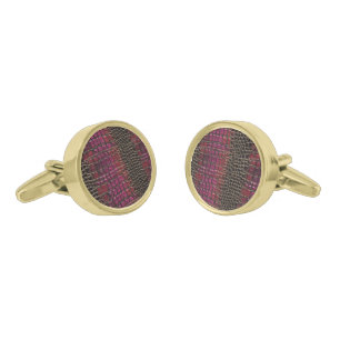 Trendy Best Man Gift Crocodile Skin Pattern Cufflinks