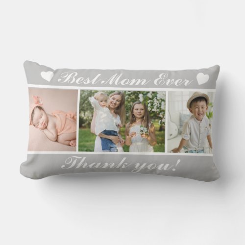 Trendy Best Mom Ever Mothers Day Lumbar Pillow