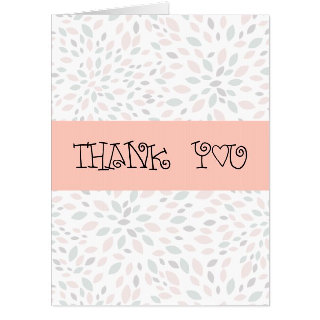 Trendy BIG Business Thank You Cards (Front)