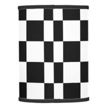Trendy Black and white chequered flag pattern