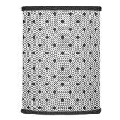 Trendy Black And White Geometric Tribal Pattern Lamp Shade (Right)