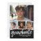 Trendy Black Graduation Announcement Party 4 Photo