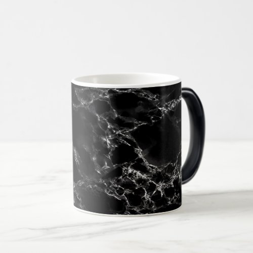 Trendy Black Marble Stone Magic Mug
