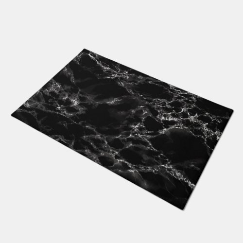 Trendy Black Marble Stone _ Modern _ Doormat