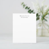 Trendy Black & White Plain Creative Modern (Standing Front)