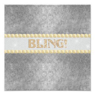 Trendy Bling! Design Photo Print