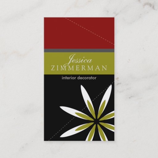 Customizable Trendy Bliss Apples Galore Business Card