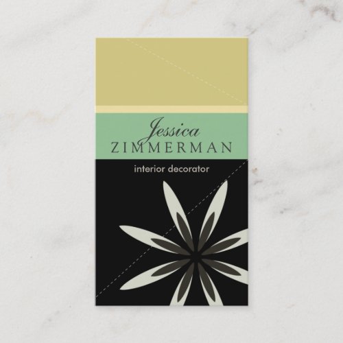 Trendy Bliss Oasis Business Card