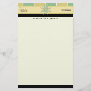 Trendy Bliss Oasis Customized Stationery