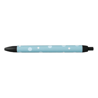 Trendy Blue and White Dots Pen