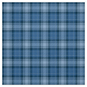 Trendy blue ireland tartan plaid traditional style fabric
